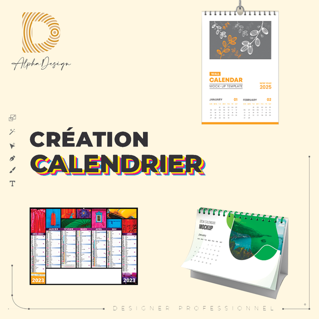 CRÉATION - CALENDRIER