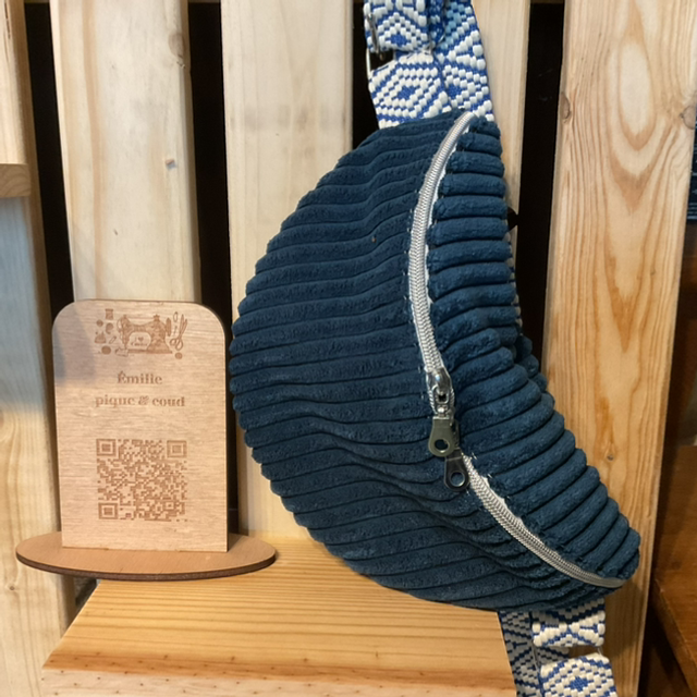 Sac banane PM bleu marine 