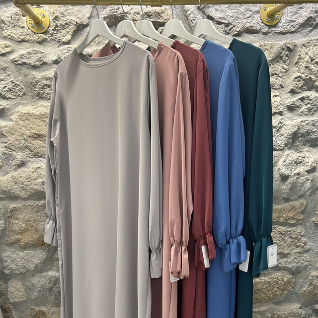 Réf(28) Abaya soie de médine                 