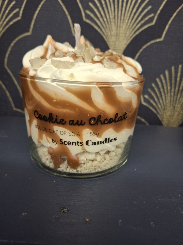 Bougie gourmande Cookie au Chocolat