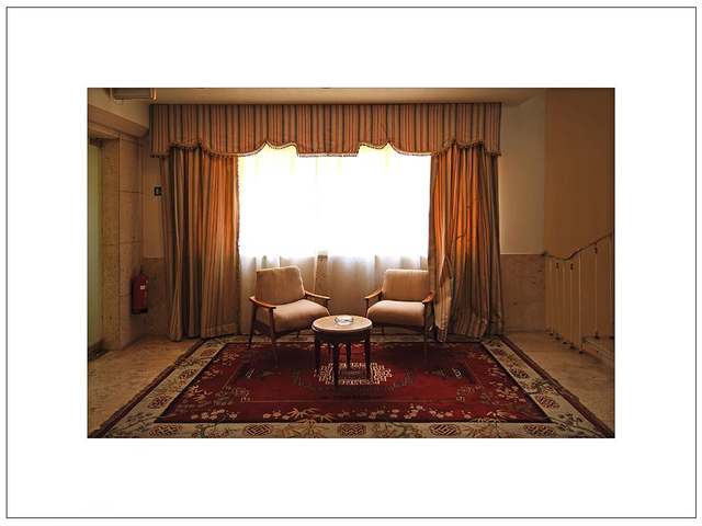 Palier du troisième étage du New Winter Hôtel de Louqsor, détruit depuis.