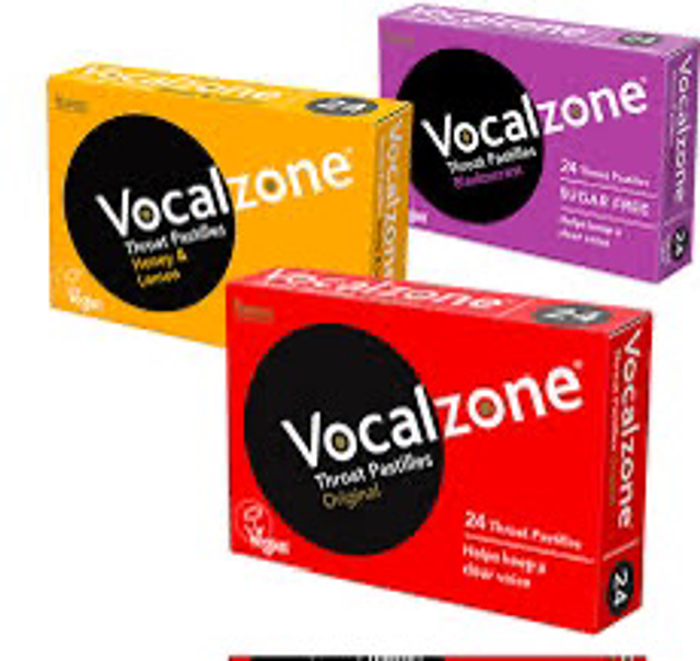 Vocalzone Throat Pastilles (24 Pastilles)