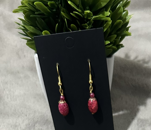 Rose Pink Dangling Earrings - RPD18