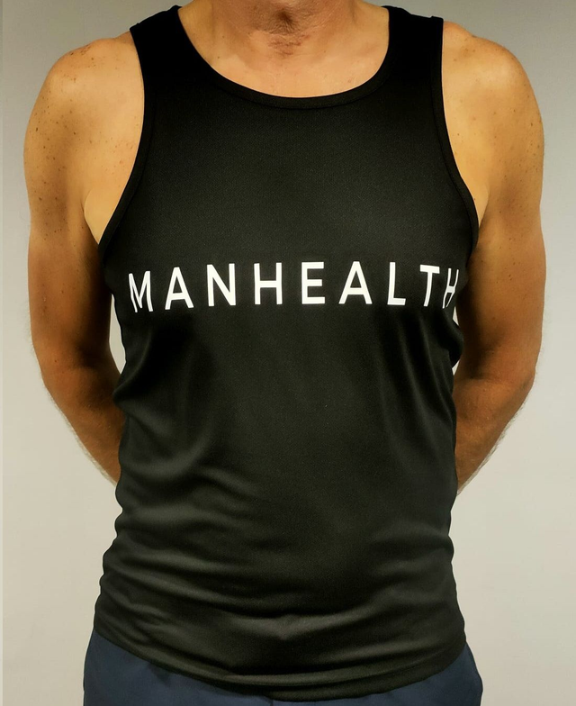 Running Vest ( Male / Female ) M A N H E A L T H Print.