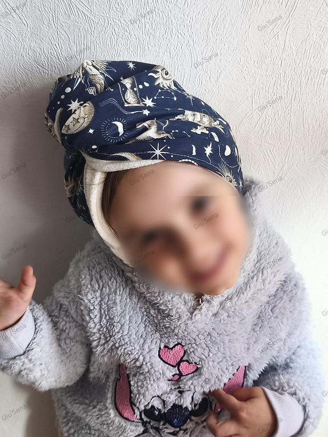 Turban sèche cheveux 
