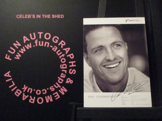 Ralf Schumacher Original Pre-Print 6x4 Photograph (A)