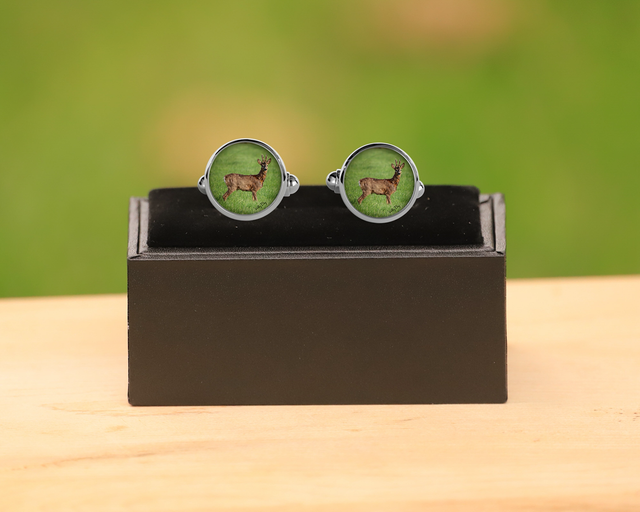 “Roebuck Deer” Cufflinks   