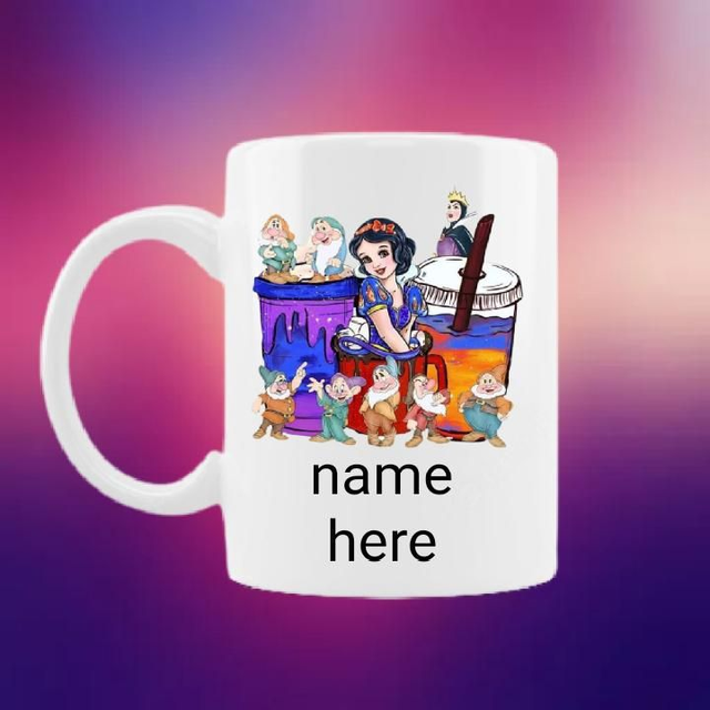 Cute Snow White Mug With Free Personalisation 