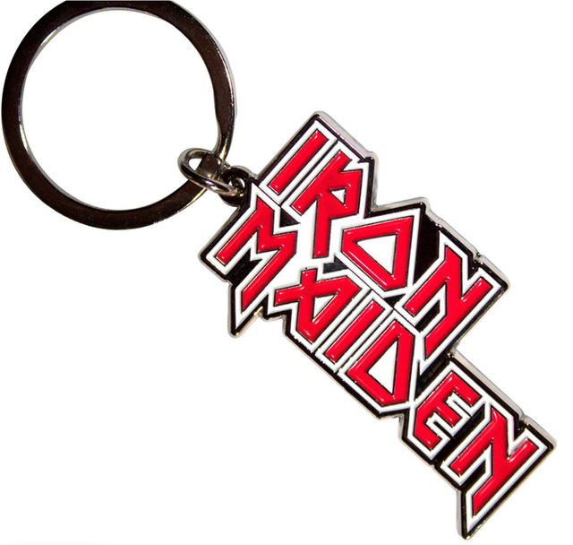 Iron Maiden Keychain: Stacked Logo
