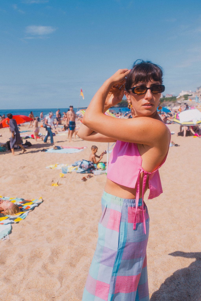 Top coton rose - Shell 