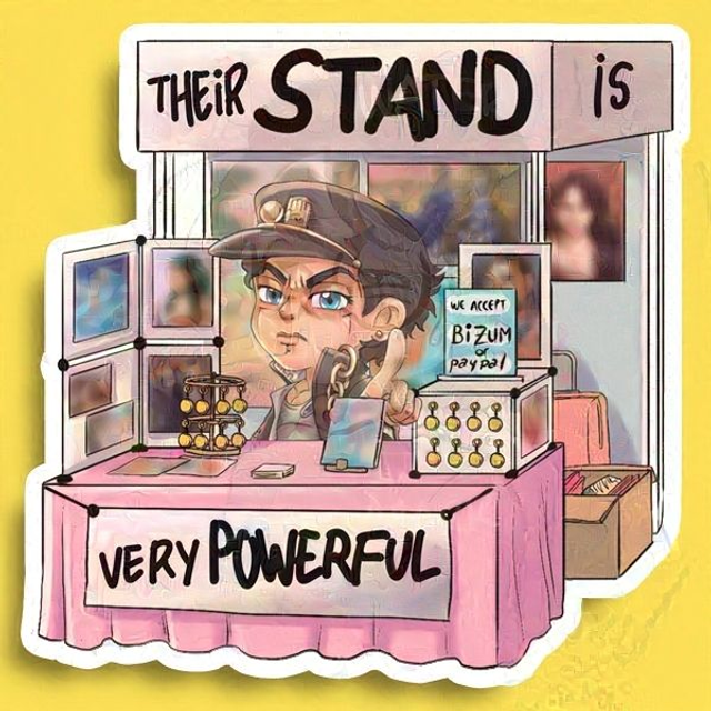 Powerful Stand Sticker 