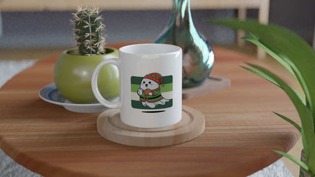 Mug Ghost Lutin cookie