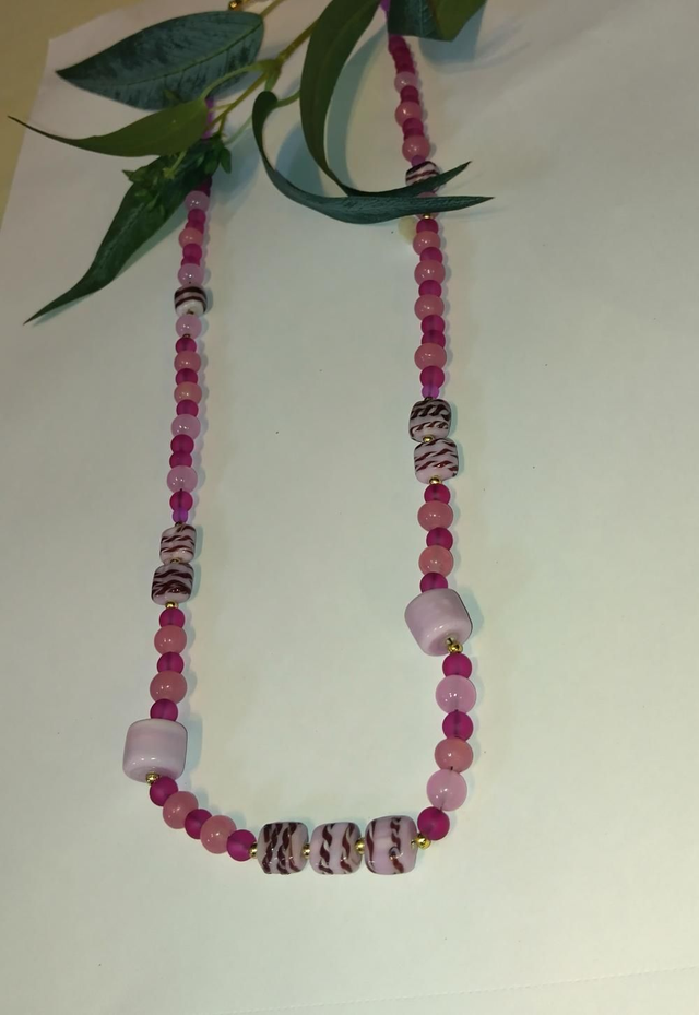 Longline Candy's glass necklace 