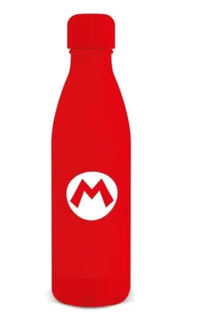 Bouteille en polypropylène pour enfant 660 ml Super Mario - Rouge