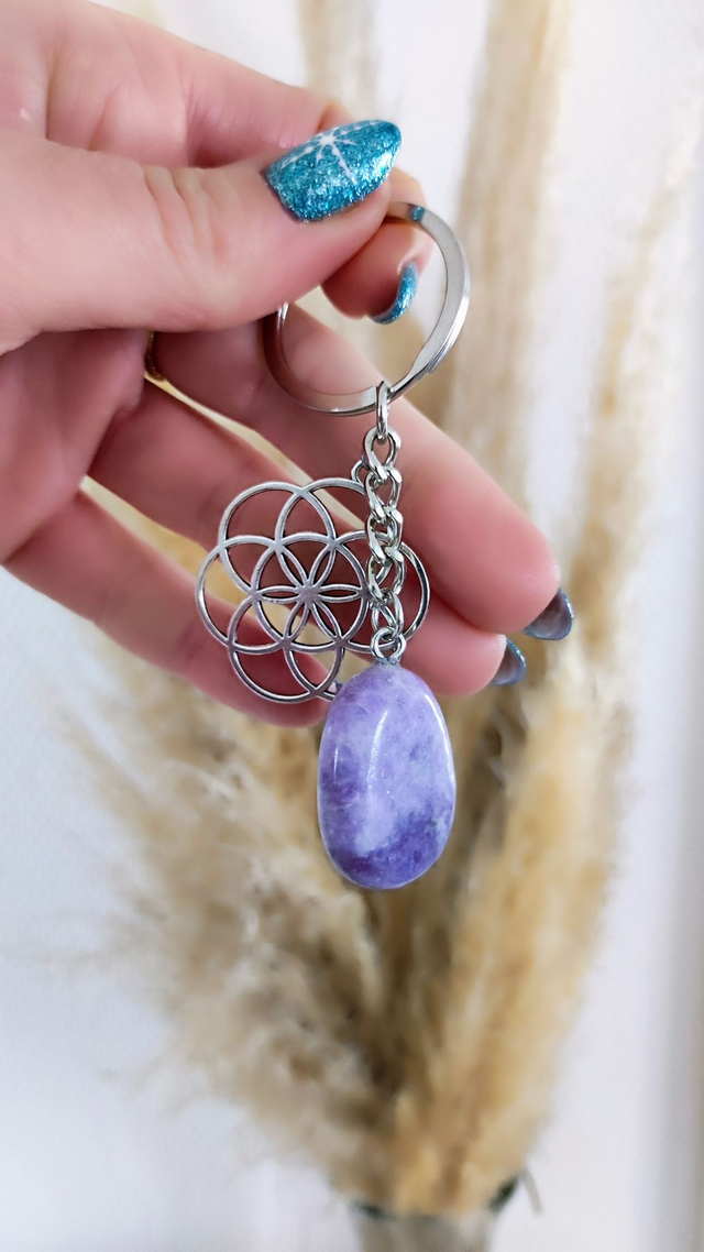 Porte Clés Lépidolite n°1