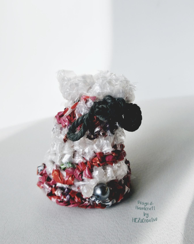 Waterproof Plastic Cutie Coin Bag / Small Bag ECO Handmade Unique