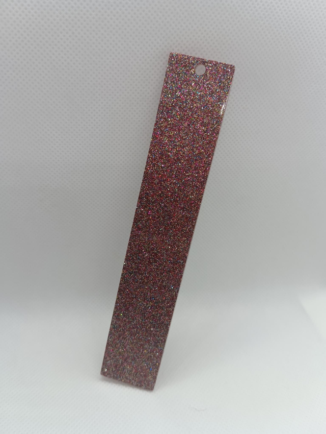 Marque page bronze/paillettes 