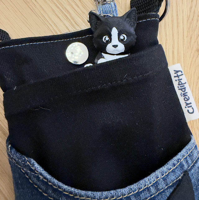 Tux cat phone pouch