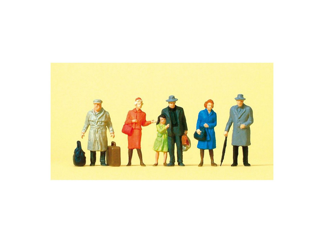 voyageurs debout Preiser 14044 H0