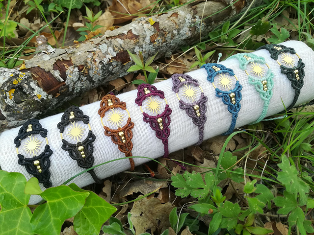 Bracelet « Soleil » ~ Coloris au choix