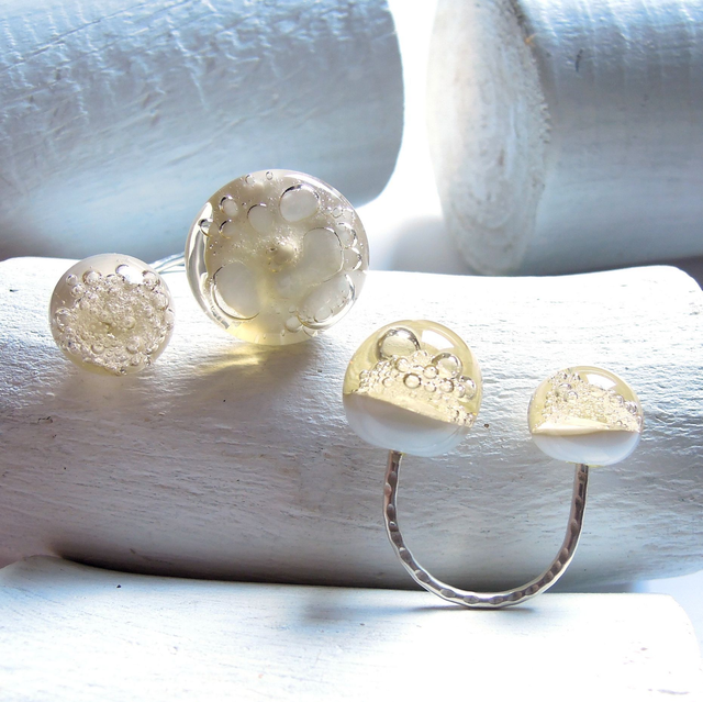 Bagues 2 sphères ou 1 sphère / 1 plateau