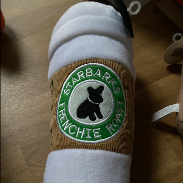 Starbucks dog toy large
