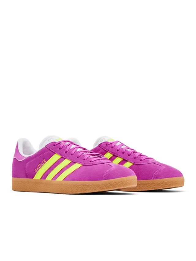 Adidas Gazelle Purple Burst Solar Yellow (Taille 38)