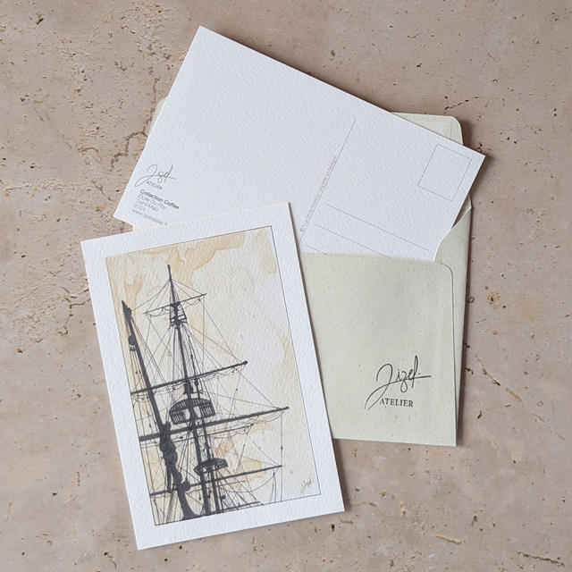 Carte postale - Café - Étoile du Roy