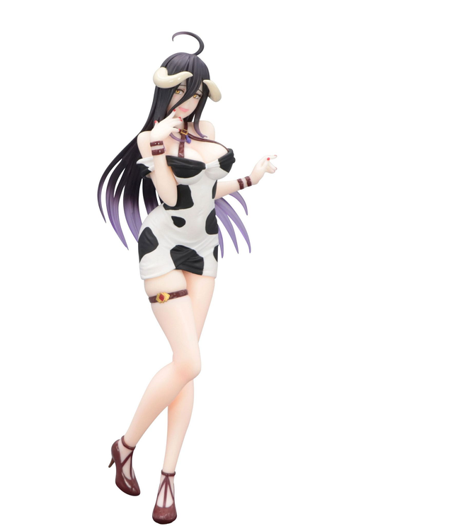 Albedo Mini Dress Cow Pattern - OVERLORD - Statua Trio-Try-iT 21cm