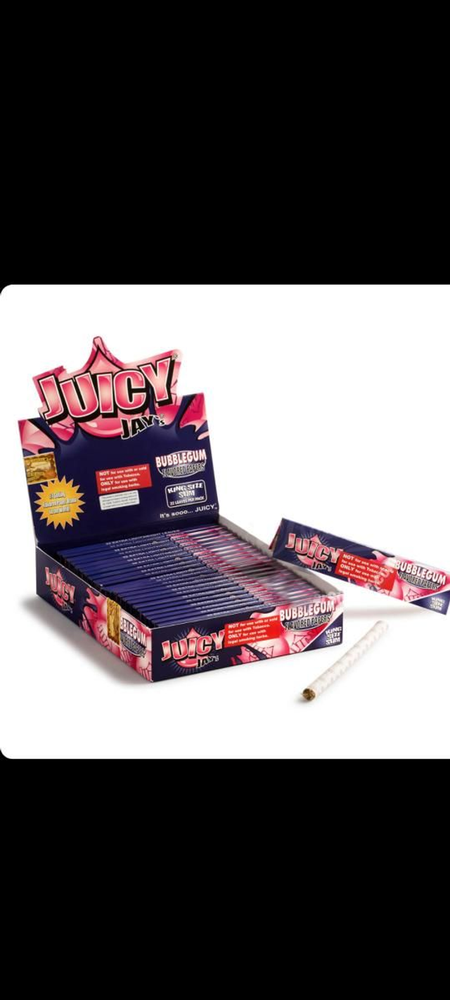 Juicy Jay kingsize bubblegum rolling papers

