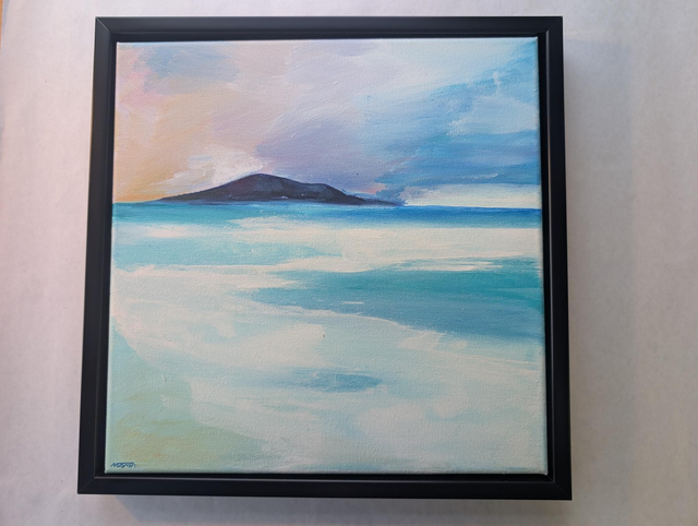 Teal water's over Luskentyre 