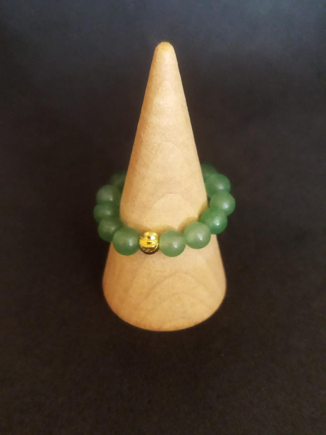 Bague extensible en aventurine