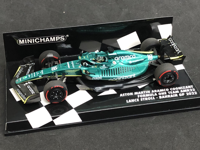 Aston Martín AMR22 Lance Stroll 2022 Minichamps 1:43 Formel 1