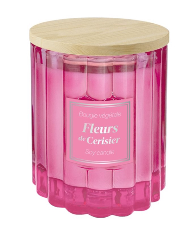 BOUGIE VÉGÉTALE FLEURS DE CERISIER – 190G