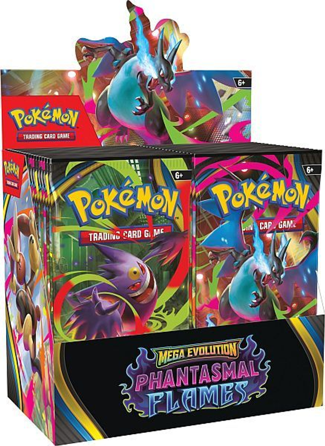 Pokémon Booster Box - Mega Evolution: Phantasmal Flames - PREORDER