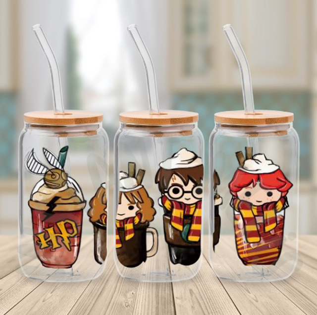 Canette en Verre - Harry Potter Hiver