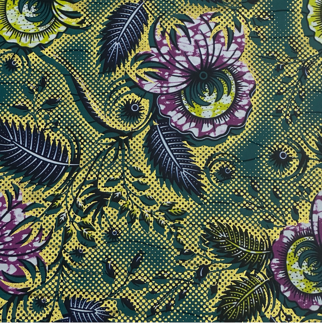 Wax Dahoméa 2m70 Coton Pailleté 