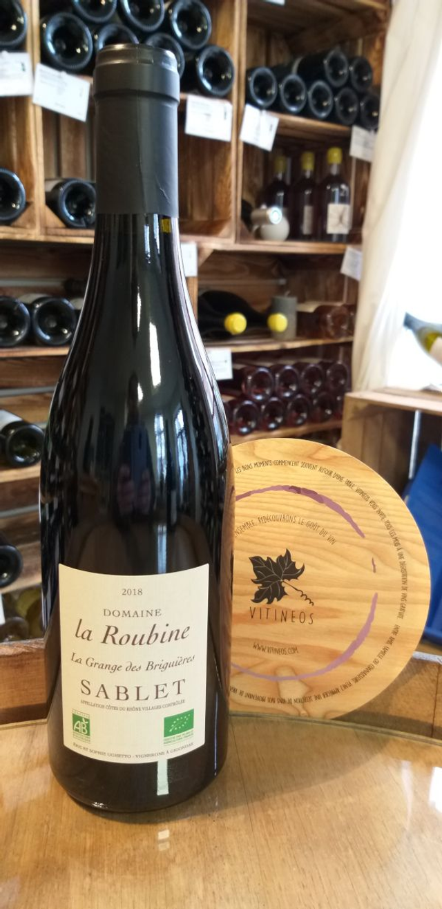 Côtes du Rhône Sablet 2019 - Rouge Sec Tranquille - Domaine de la Roubine (Eric et Sophie Ughetto )