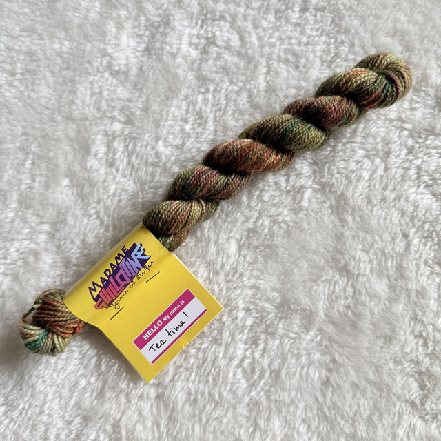 Tea time ! — BFL Sock Mini High Twist