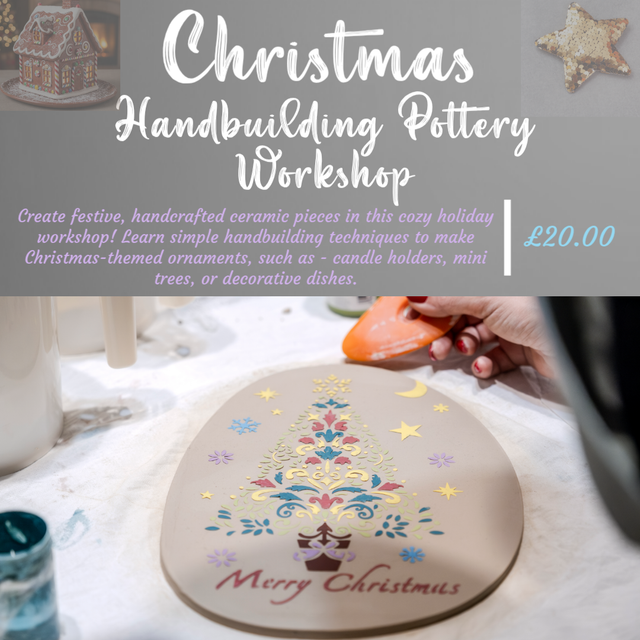 Christmas Pottery Handbuilding Workshop - Part 1 - Making