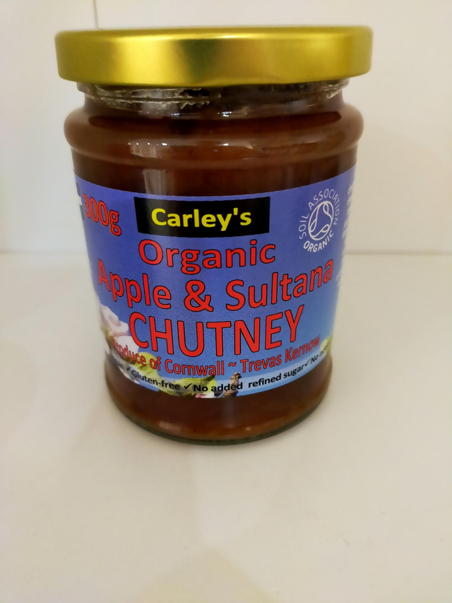 Carley's Organic Apple and Sultana Chutney 300g 20228
