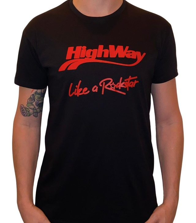 T-shirt noir Like A Rockstar