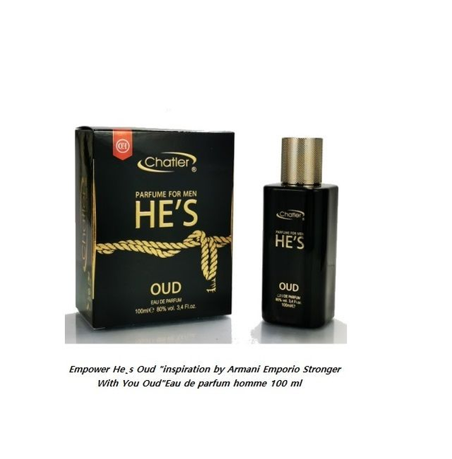 Empower He’s Oud " inspiration by Armani Emporio Stronger With You Oud " Eau de parfum homme 100 ml 