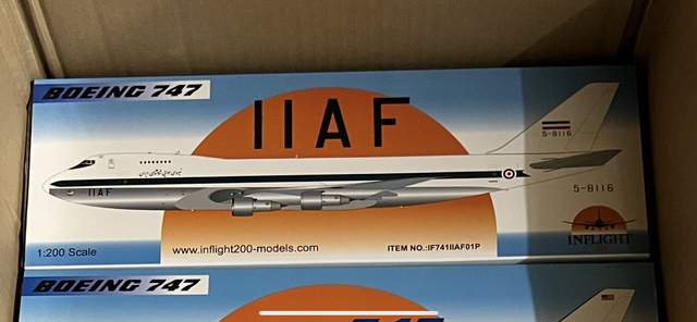 1:200 Iran Air Force B747-100 5-8116 Inflight200