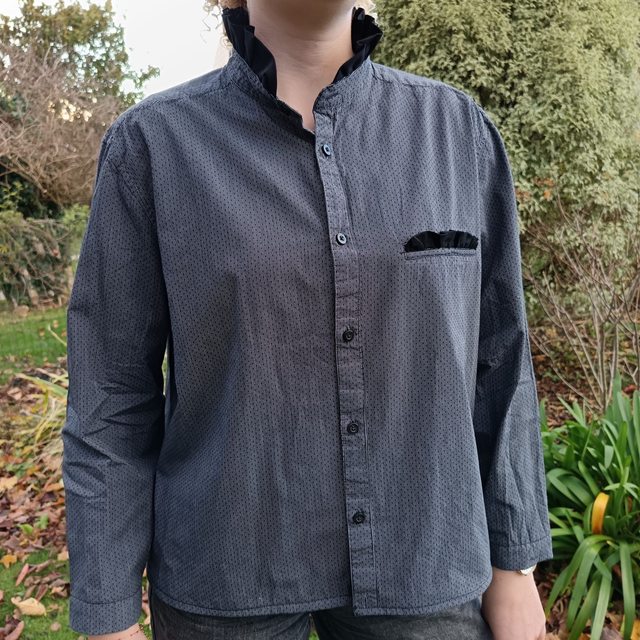 Chemise upcyclée 