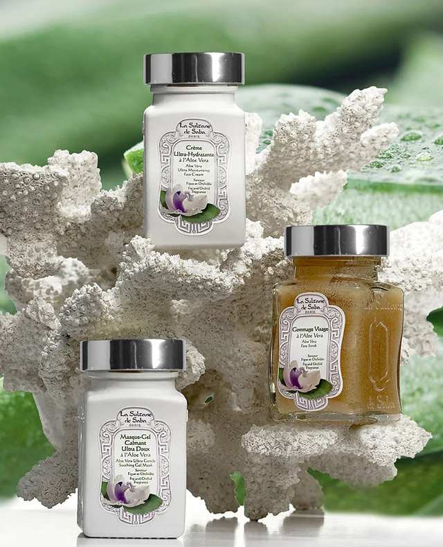 Kalmerend gezichtsmasker/Masque Calmant - 100ml - Aloë Vera  (Vijg/Orchidee ) 