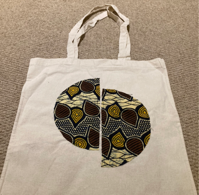 Bag: Yellow Semi-circles