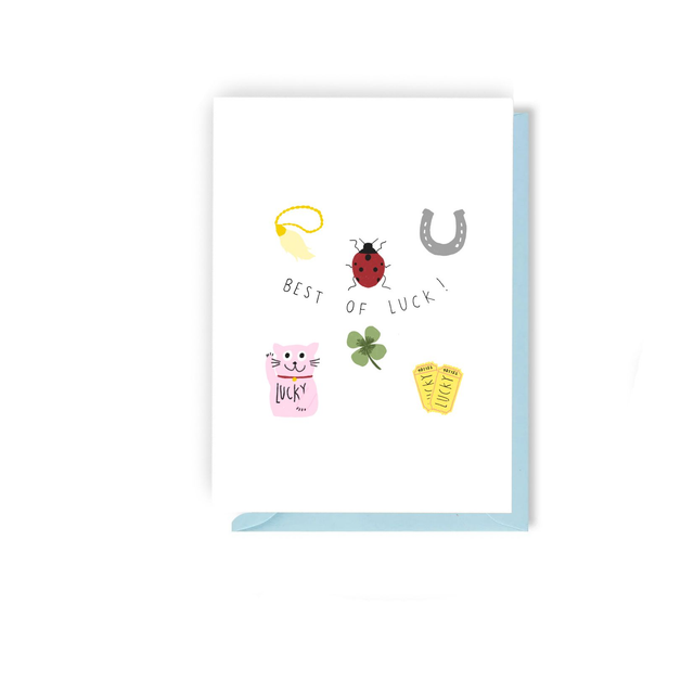 Lucky Charm - Illustrated Luck Card  