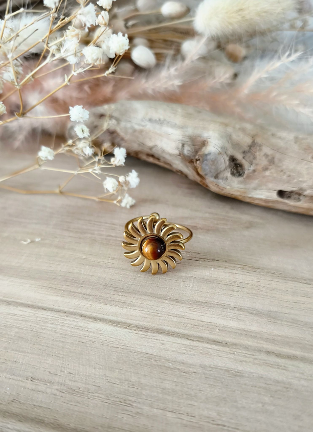 Bague Soleil Oeil de tigre