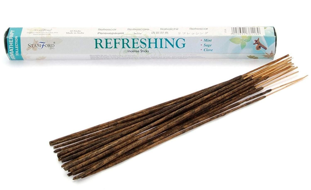 Stamford Refreshing - Mint, Sage &amp; Clove Incense Sticks (20 Sticks per pack)